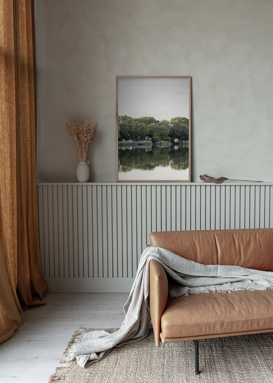 Indretning med København plakat