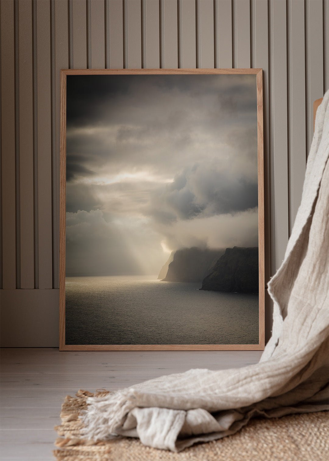 Indret med naturfotografi fra Færøerne