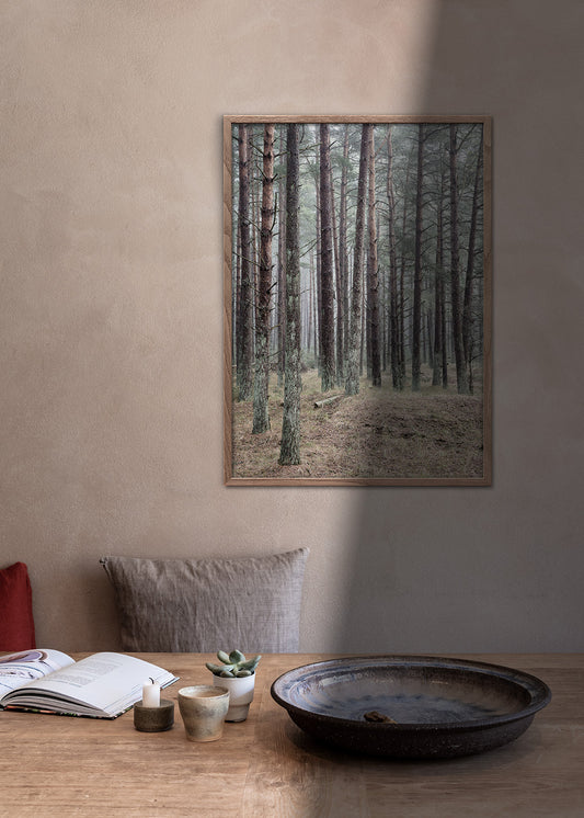 Fyrreskov i køkken indretning