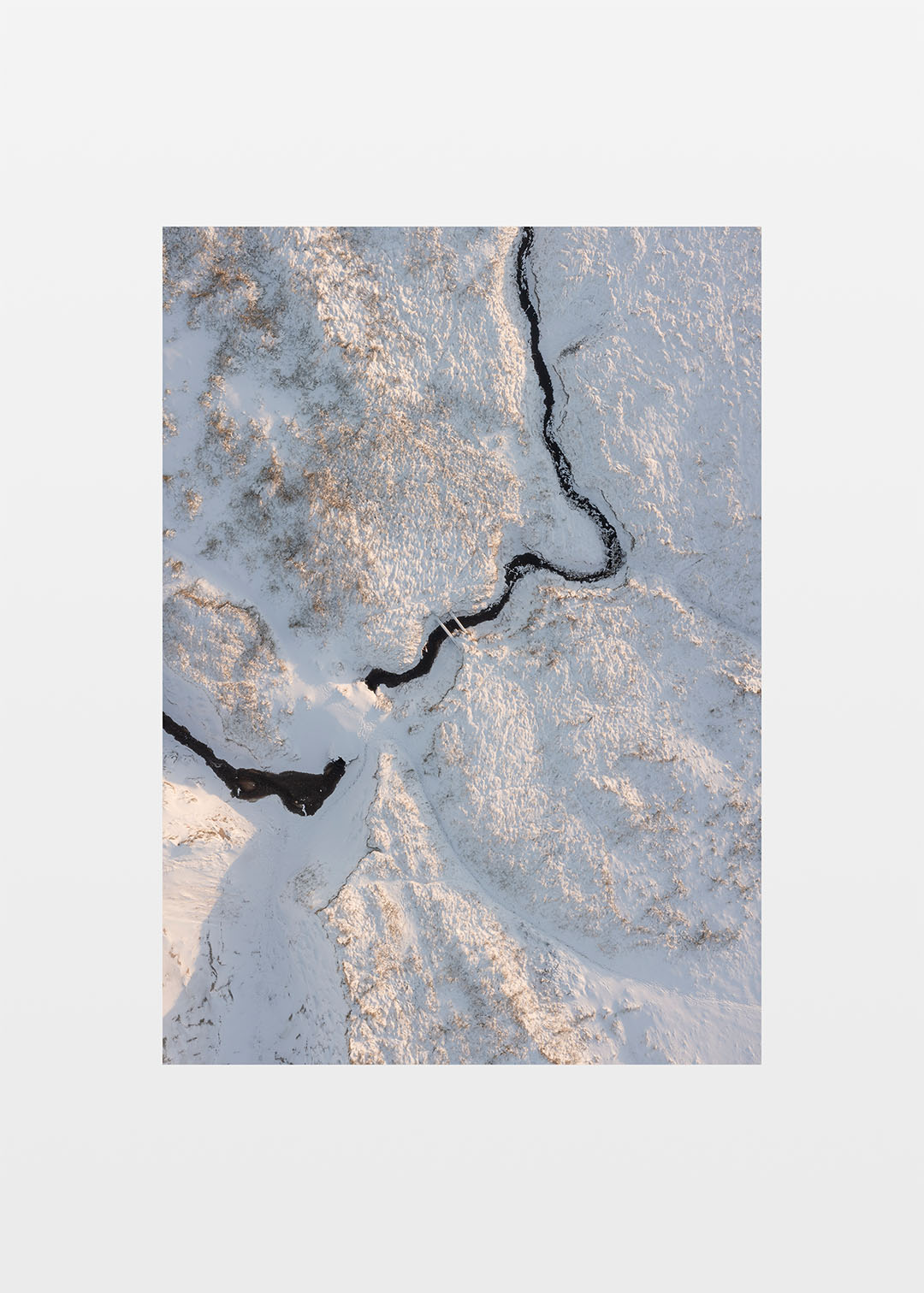 Snoet å plakat - Vinter i Thy - Danmark | Foto Factory