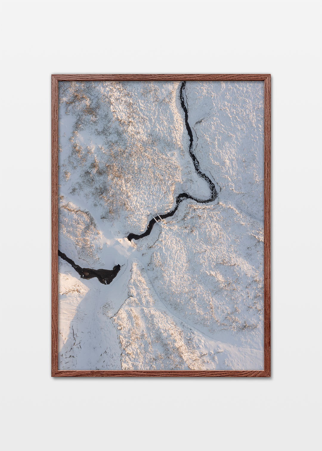 Snoet å plakat - Vinter i Thy - Danmark | Foto Factory