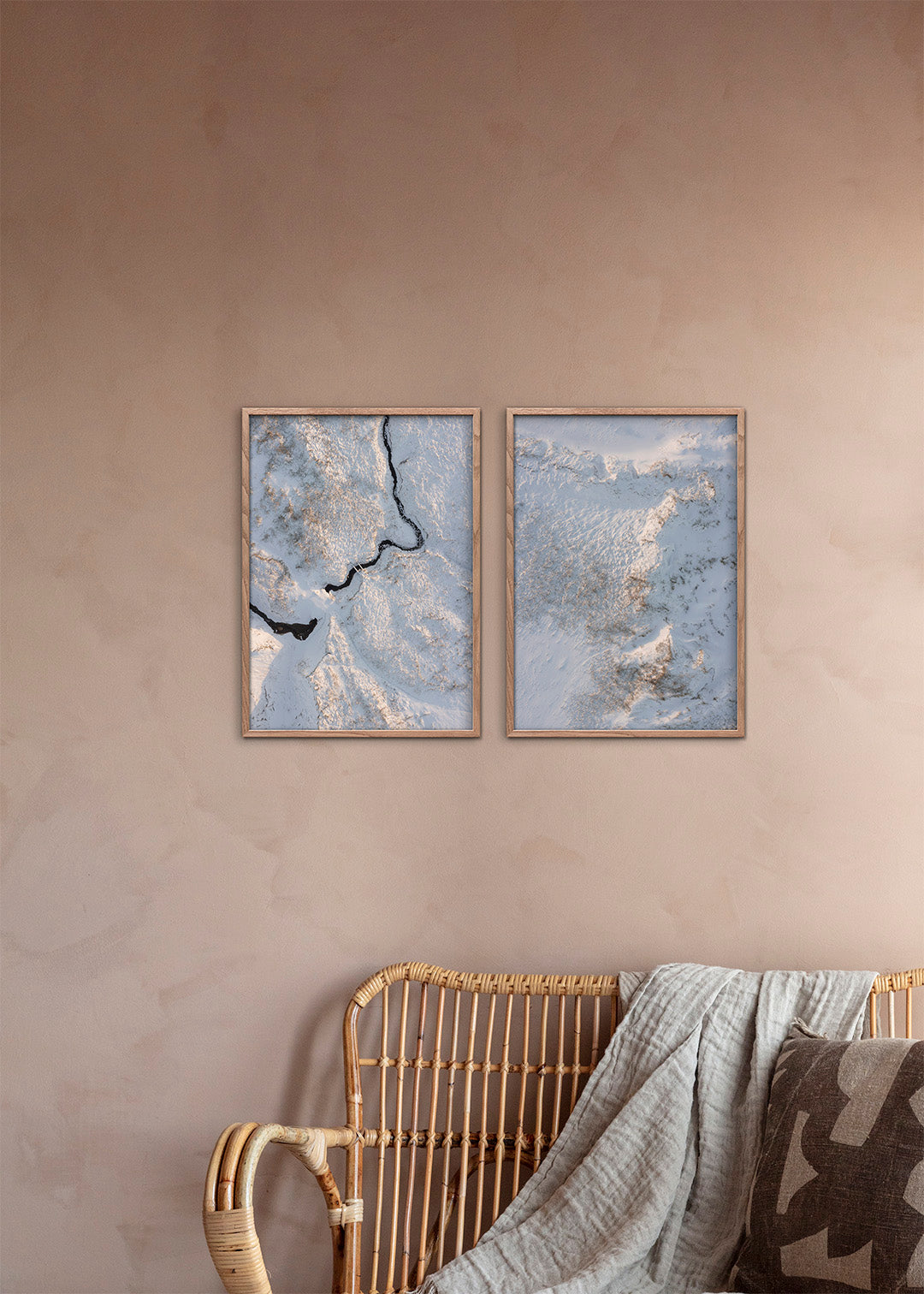 Snoet å plakat - Vinter i Thy - Danmark | Foto Factory