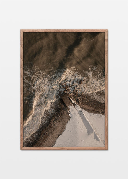 Klitmøller plakat – Høfden ved fiskerlejet – Danmark